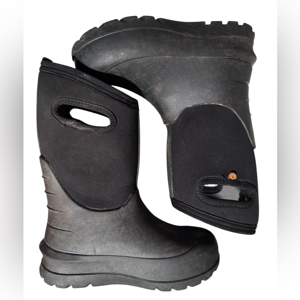 Bogs Kid’s Neo-Classic Black Boots - 2 - Picture 4 of 5